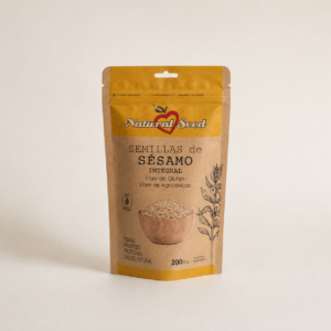 SEMILLAS DE SESAMO ENTERAS X200GR NATURAL SEED