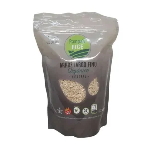 ARROZ LARGO FINO INTEGRAL ORGANICO X500GR - PAMPAS RICE