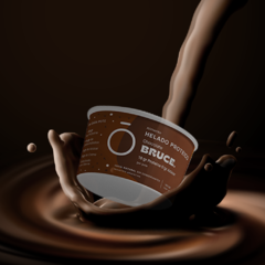 HELADO PROTEICO DE CHOCOLATE BRUCE SIN AZUCAR X160GR - HOLSOM