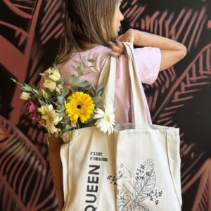 TOTE BAG BEIGE QUEEN GRANDE
