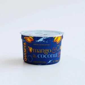 YOGUR VEGANO SABOR MANGO Y COCONUT SIN AZUCAR QUIMYA X160GR