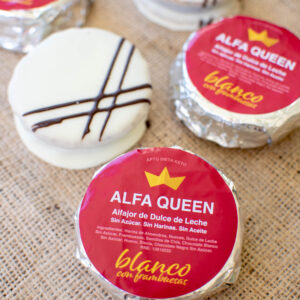ALFAQUEEN KETO BLANCO CON FRAMBUESAS NATURALES XXL X90G - QUEEN