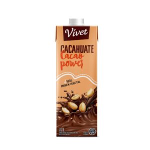 LECHE DE MANI CACAO POWER VIVET X 1LT