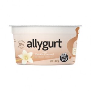 YOGUR A BASE DE ALMENDRAS SIN AZUCAR VAINILLA CARAMEL X140GR- ALLYGURT