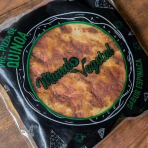 PREPIZZA ESPINACA Y QUINOA X300GR MUNDO VEGETAL