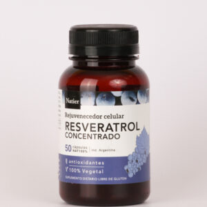 RESVERATOL - REJUVENECEDOR ANTIOXIDANATE NATURAL - NATIER 50 CAPS